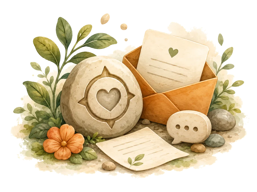 Stone Quest contact illustration